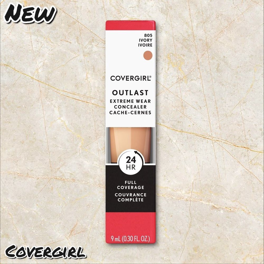 NEW CoverGirl Outlast Extreme Wear Concealer – ivory 805 (0.30 fl oz)